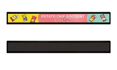 Hotel de centro comercial con pantalla LCD delgada estirada ultra ancha de 23,1 pulgadas